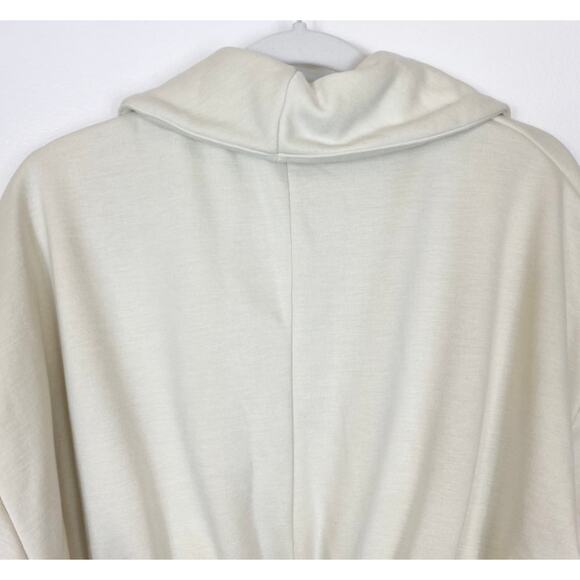 Fabletics "Sage" Open Front Jacket Cream Women's Large - Picture 9 of 15